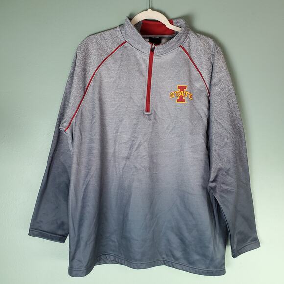 Colosseum Mens Iowa State Cyclones Sitwell Sublimated Quarter Zip Jacket Size XL - Picture 1 of 5